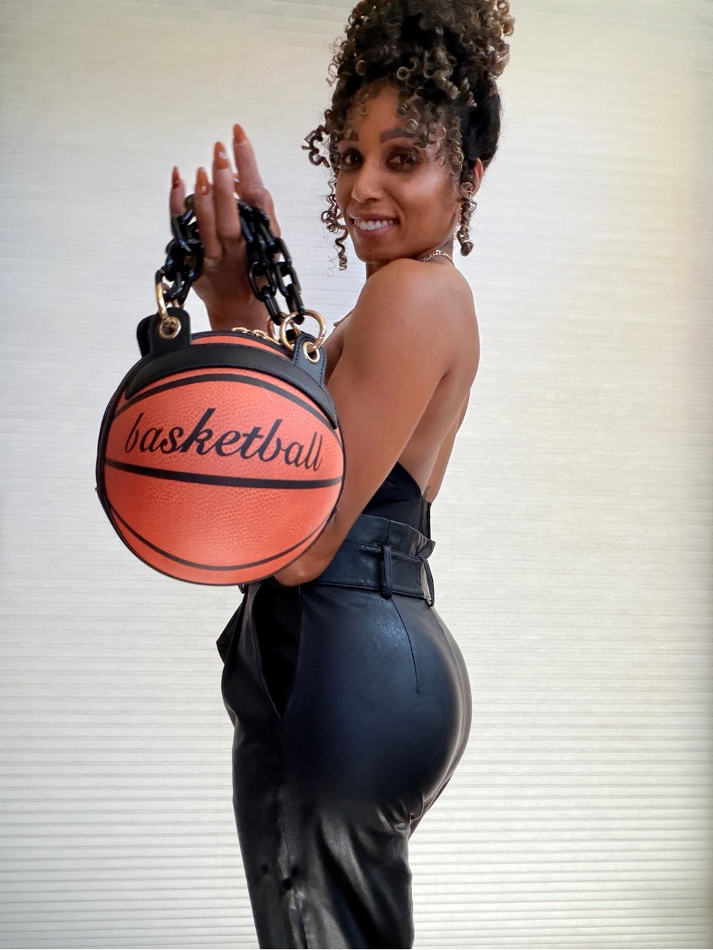 Novelty Basketball Top Handle Bag
